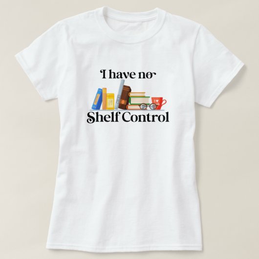 T - Shirt zum Lesen von Büchern (Design vorne)