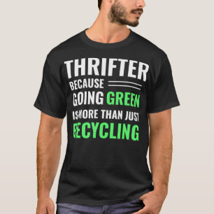 T-Shirt zum Second-Hand-Shopping und Recycling, Se