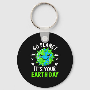 T-Shirt zum Tag der Erde Geh Planet Es ist dein Ta Schlüsselanhänger