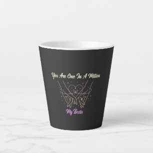 T-Shirt zum Tag des besten Freundes: Himmels-Hand  Milchtasse
