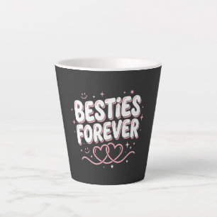 T-Shirt zum Tag des besten Freundes: Retro-Besties Milchtasse