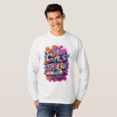 T - Shirt zum Thema abstrakte Farben (Vorne ganz)