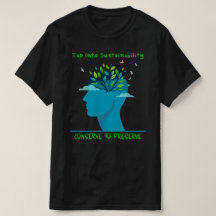 T-Shirt zum Thema Nachhaltigkeit