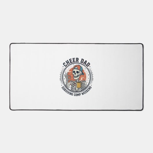 T-Shirt zum Überleben des Wettbewerbswochenendes f Schreibtischunterlage (Vorderseite)