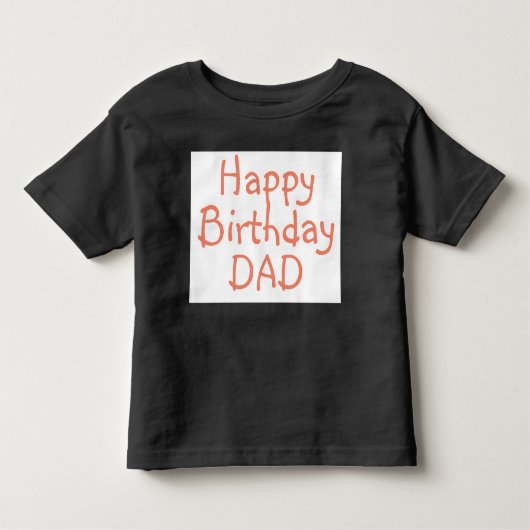T - Shirt zum VATER zum Geburtstag (Vorderseite)