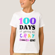 T - Shirt, zum von 100 Tagen des Kindergartens zu
