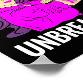 T-Shirt zur Bewusstseinsbildung für den Krieger Poster (Ecke)