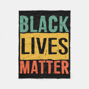 T-Shirt zur Black Lives Matter-Bewegung Afroamerik Fleecedecke