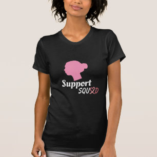 T-Shirt zur Brustkrebsaufklärung der Unterstützerg
