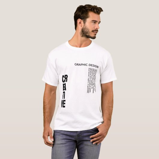 T - Shirt zur Definition von kreativem Design (Vorne ganz)