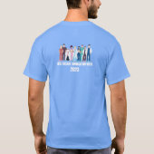 T - Shirt zur Gesundheitssimulation Woche 2023 (Rückseite)