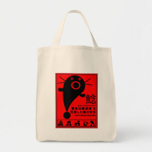 T - Shirt zur Mythologie des Katfisch-Erdbebens Tragetasche