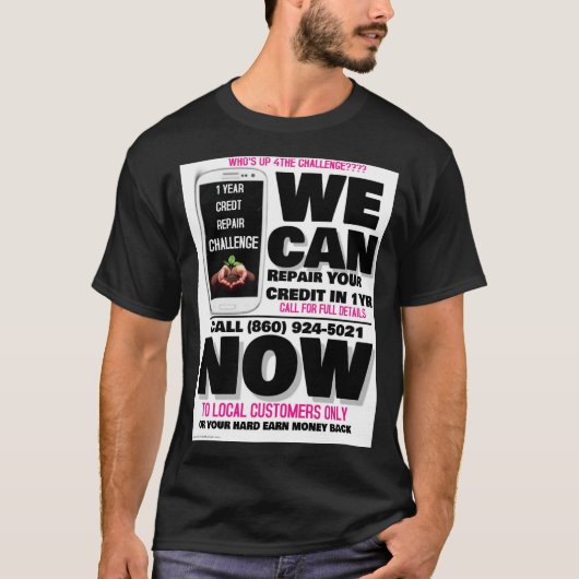 T - Shirt zur Reparatur von Krediten (Vorderseite)