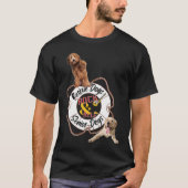 T - Shirt zur Rettung von Hunden Rock & Senior Dog (Vorderseite)