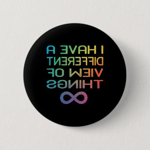 T-Shirt zur Sensibilisierung für Autismus Button