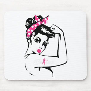 T-Shirt zur Sensibilisierung für den Krebs Mousepad