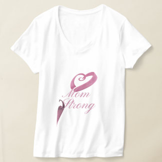 T-Shirt zur Sensibilisierung für Krebs bei starken