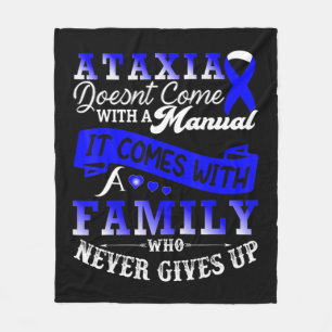 T - Shirt zur Unterstützung von Ataxie-Sensibilisi Fleecedecke
