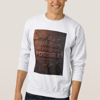 T-ShirtBei Gott sind alle Dinge möglich – Matthäus Sweatshirt