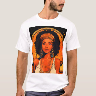 T-ShirtBold und Stylish Girl Print Men's T - Shirt