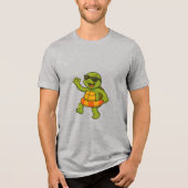 T-ShirtCool Turtle T - Shirt - Lässig Ocean Inspir (Vorderseite)