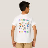 T-ShirtCute Math Humor - Be Rational Get Real Funn T-Shirt (Schwarz voll)