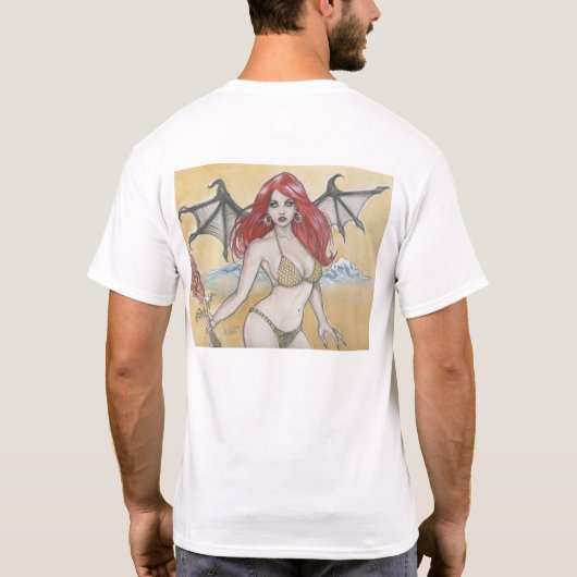 T - Shirtdrachekrieger T-Shirt (Rückseite)