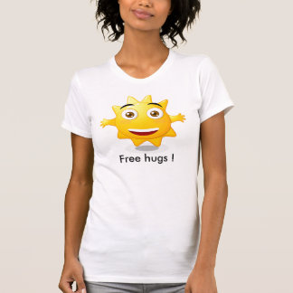 T - Shirtfrau geben Umarmungen frei! T-Shirt