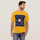 T-ShirtGalaktischer Wanderer: Entdecke das Univers T-Shirt (Vorne ganz)