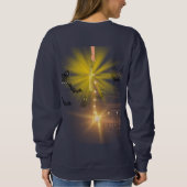 T-ShirtGehen im Licht - Christliche Halloween-Kuns Sweatshirt (Rückseite)