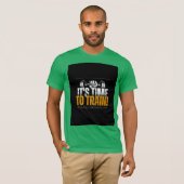 T-ShirtGreen Gym Motivation T-Shirt: Drucken Sie I T-Shirt (Vorne ganz)
