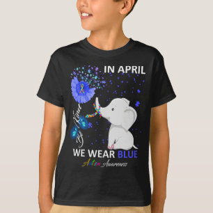 T-ShirtIM April Wir tragen den blauen Elefanten Au T-Shirt