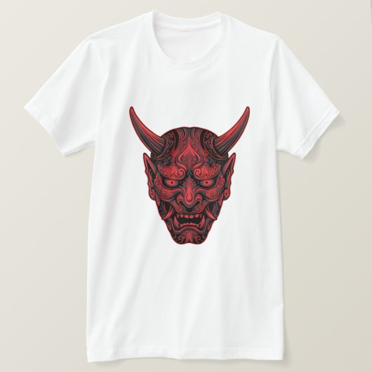 T-ShirtJapanese Oni Mask – Traditional Mythical De T-Shirt (Design vorne)