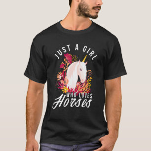 T-ShirtPferd Tier Reiten Frauen Pferd T-Shirt
