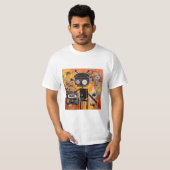 T-Shirts abstrakte Kunst DJ (Vorne ganz)