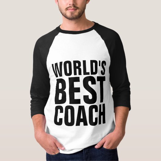 T-Shirts BESTER COACH DER WELT (Vorderseite)