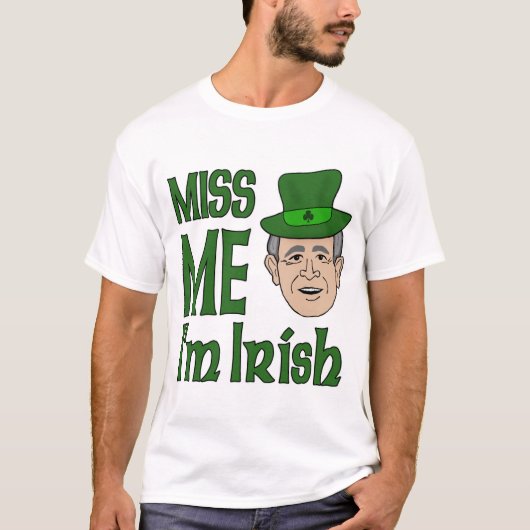T-Shirts Bush-Fräulein-Me St Patricks Day (Vorderseite)