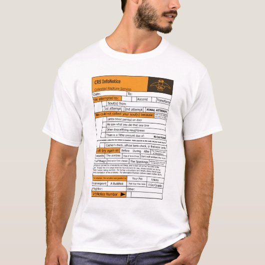 T-Shirts CRS InfoNotice (Vorderseite)