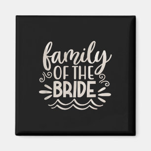 T-Shirts der Familienbride Hochzeitsfrauen Magnet