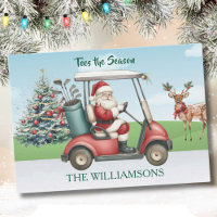 T-SHIRTS DER JAHRESCHRISTMAS SANTA SPIELT GOLF