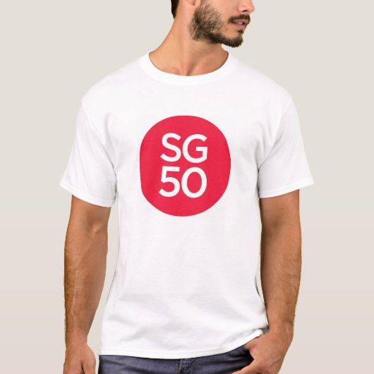 T - Shirts des Mann-SG50 (Vorderseite)