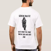 T-Shirts des Schrauben-Verkehrs 1wheelfelons (Rückseite)