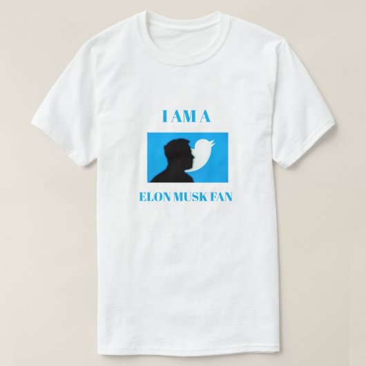 T-Shirts Elon Musk Fan (Design vorne)