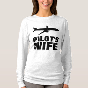 T-Shirts für die Frau des Piloten