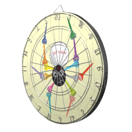 T-Shirts für die Spiegelei von Golf Widow Dartscheibe (Vorderseite rechts)