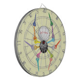 T-Shirts für die Spiegelei von Golf Widow Dartscheibe (Vorderseite Links)