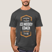 T-Shirts für Eishockey-Coach-Logos (Vorderseite)