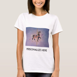 T-Shirts für Frauen - Petaluma Karussellpferd 2