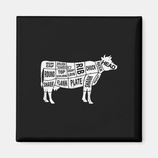T-Shirts für Kuhbutt Magnet (Vorne)