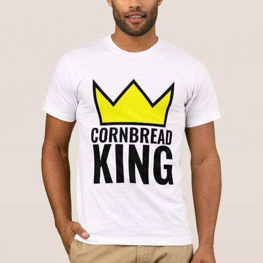 T-SHIRTS FÜR MÄNNER CORNBREAD KING (Vorderseite)